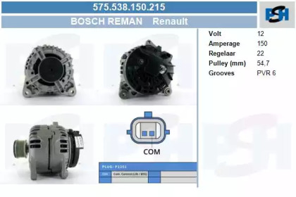 Генератор CV PSH 575.538.150.215