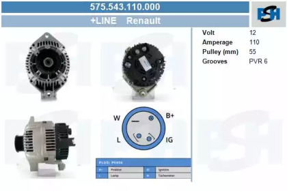 Генератор CV PSH 575.543.110.000