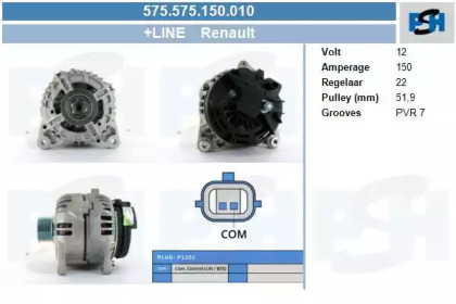 Генератор CV PSH 575.575.150.010