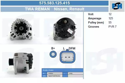 Генератор CV PSH 575.583.125.415