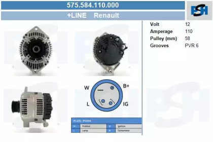 Генератор CV PSH 575.584.110.000