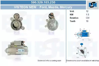 Стартер CV PSH 590.529.103.230
