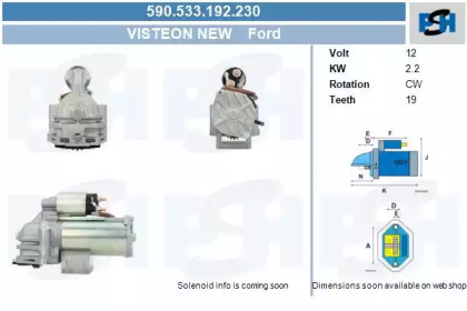 Стартер CV PSH 590.533.192.230