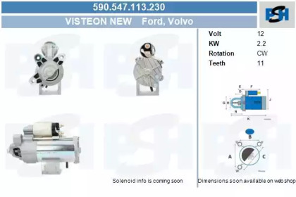 Стартер CV PSH 590.547.113.230