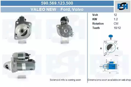 Стартер CV PSH 590.569.123.500