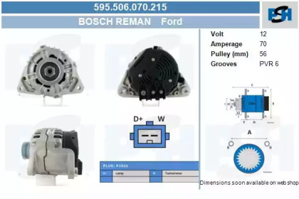 Генератор CV PSH 595.506.070.215