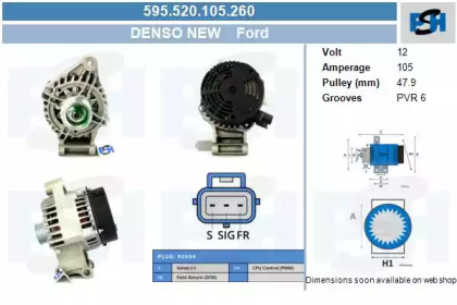 Генератор CV PSH 595.520.105.260