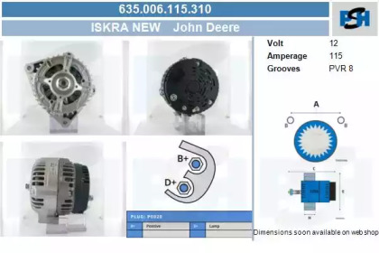 Генератор CV PSH 635.006.115.310