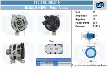 Генератор CV PSH 815.519.150.210