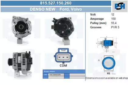 Генератор CV PSH 815.527.150.260