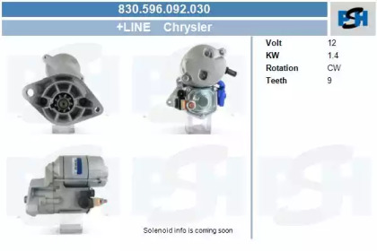 Стартер CV PSH 830.596.092.030