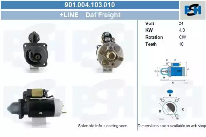 Стартер CV PSH 901.004.103.010