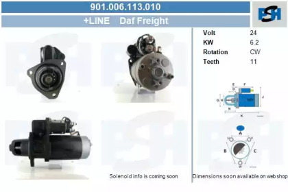 Стартер CV PSH 901.006.113.010