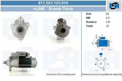 Стартер CV PSH 911.503.123.010