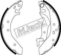 Комлект тормозных накладок fri.tech. 1007.017