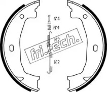 Комплект тормозных колодок, стояночная тормозная система fri.tech. 1019.028K