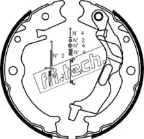 Комплект тормозных колодок, стояночная тормозная система fri.tech. 1027.007K