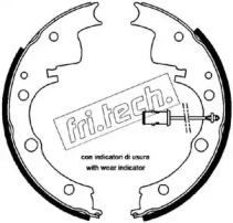 Комлект тормозных накладок fri.tech. 1034.088