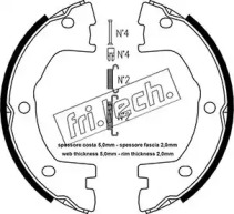 Комплект тормозных колодок, стояночная тормозная система fri.tech. 1034.101K