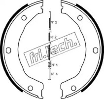 Комплект тормозных колодок, стояночная тормозная система fri.tech. 1040.158K