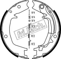 Комплект тормозных колодок, стояночная тормозная система fri.tech. 1046.215K