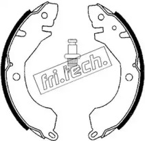 Комлект тормозных накладок fri.tech. 1064.157