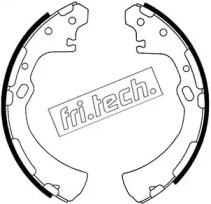 Комлект тормозных накладок fri.tech. 1067.175