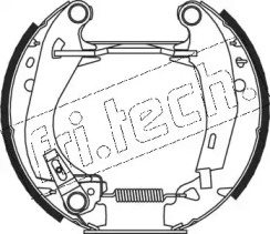 Комлект тормозных накладок fri.tech. 15013