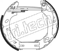 Комплект тормозных колодок fri.tech. 15271