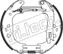 Комлект тормозных накладок fri.tech. 15387