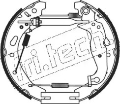 Комплект тормозных колодок fri.tech. 15443