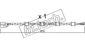 Сигнализатор, износ тормозных колодок fri.tech. SU.321