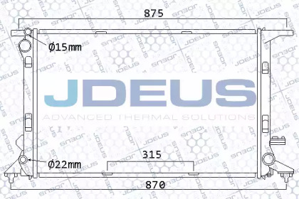 Теплообменник JDEUS 001M25