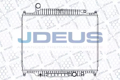 Радиатор, охлаждение двигателя JDEUS 002M27