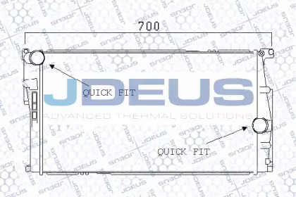 Радиатор, охлаждение двигателя JDEUS 005M32