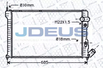 Теплообменник JDEUS 007E23