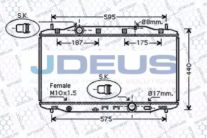 Теплообменник JDEUS 013M29