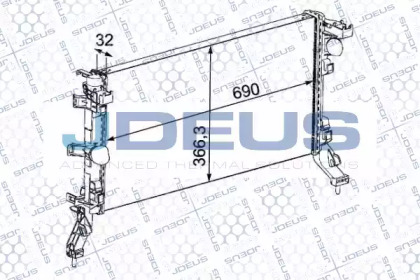 Теплообменник JDEUS 023M62