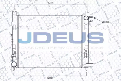 Радиатор, охлаждение двигателя JDEUS 023M96