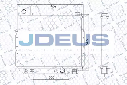 Теплообменник JDEUS 057M01A