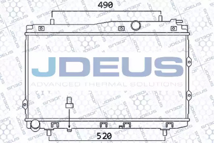 Радиатор, охлаждение двигателя JDEUS 065M16