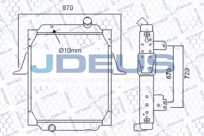 Теплообменник JDEUS 123M14