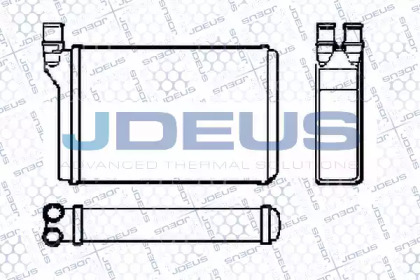 Теплообменник, отопление салона JDEUS 200V04