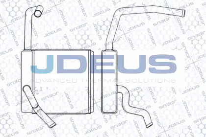 Теплообменник, отопление салона JDEUS 212M19