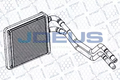 Теплообменник, отопление салона JDEUS 212M35