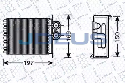 Теплообменник JDEUS 217M83