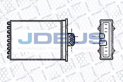 Теплообменник, отопление салона JDEUS 220M27