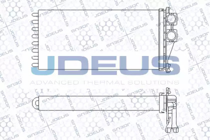 Теплообменник, отопление салона JDEUS 221M42