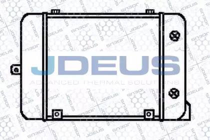 масляный радиатор, двигательное масло JDEUS 401M04