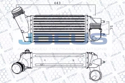 Теплообменник JDEUS 807M38A